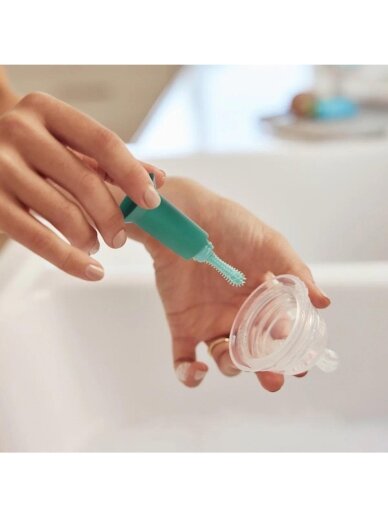 MUNCHKIN bottle brush 2in1, (Gray or green) 4