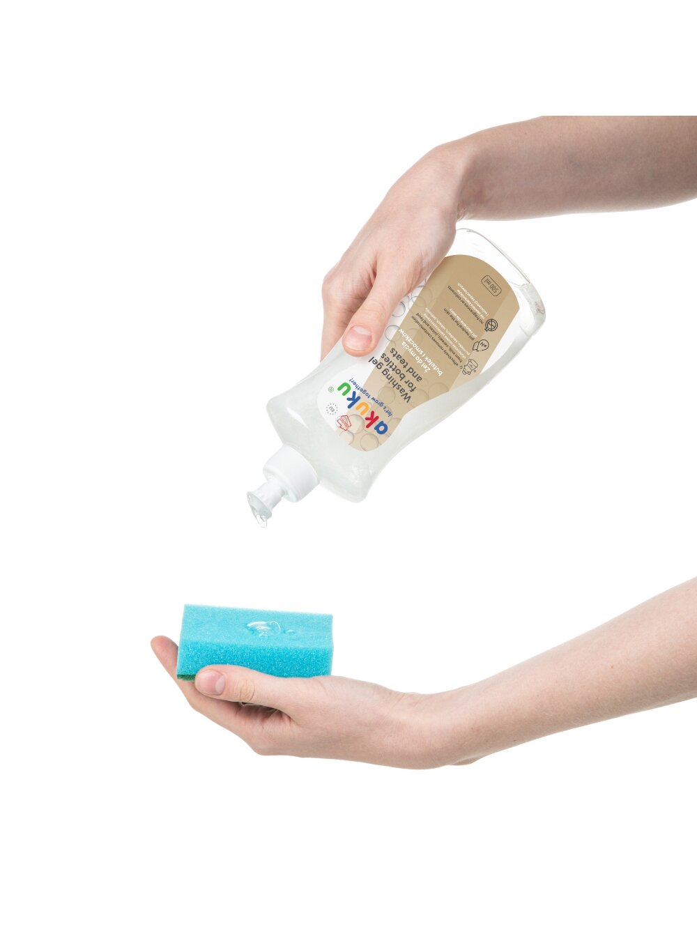 Akuku čiulptukų ir buteliukų plovimo skystis 500ml A0712 1 Akuku čiulptukų ir buteliukų plovimo skystis 500ml A0712 1