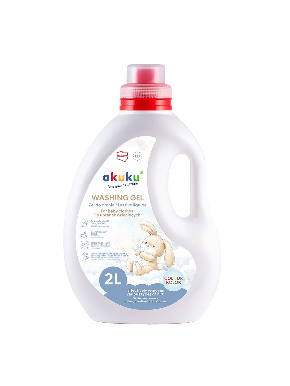 Akuku skystasis vaikų drabužių skalbiklis 2l A0732