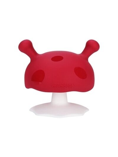 MOMBELLA MIMI MUSHROOM SOOTHE TEETHER TOY FOR 3 MONTHS BABY WITH A FREE CLIP MOMBELLA MIMI MUSHROOM SOOTHE TEETHER TOY FOR 3 MONTHS BABY WITH A FREE CLIP