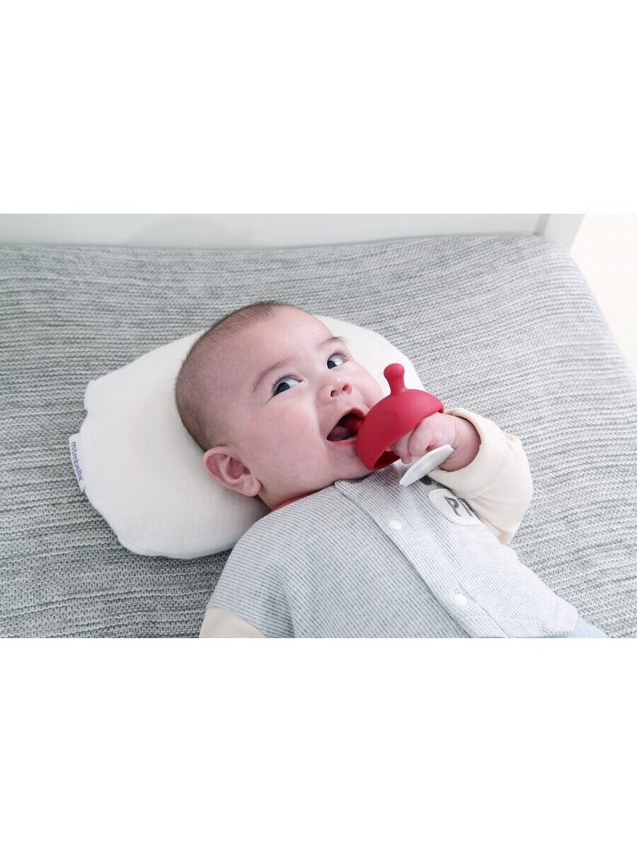 MOMBELLA MIMI MUSHROOM SOOTHE TEETHER TOY FOR 3 MONTHS BABY WITH A FREE CLIP 2 MOMBELLA MIMI MUSHROOM SOOTHE TEETHER TOY FOR 3 MONTHS BABY WITH A FREE CLIP 2