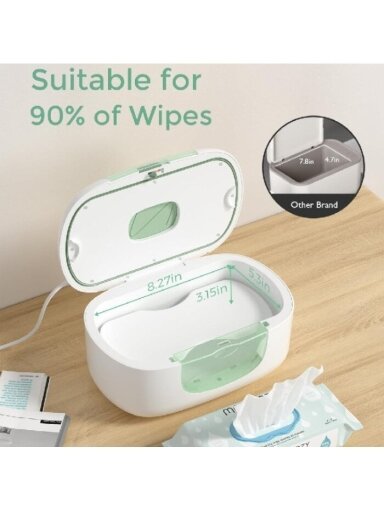 Momcozy didelės talpos drėgnų servetėlių šildytuvas