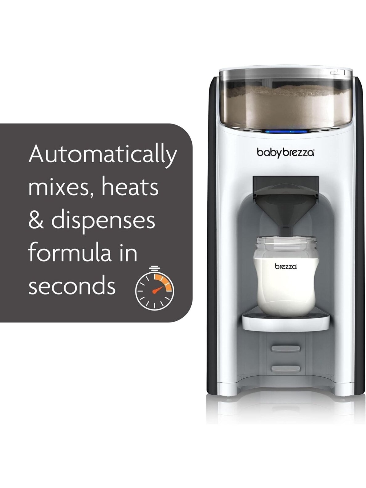 Baby brezza Formula pro advanced milk formula preparation machine, Black/White 3 Baby brezza Formula pro advanced milk formula preparation machine, Black/White 3