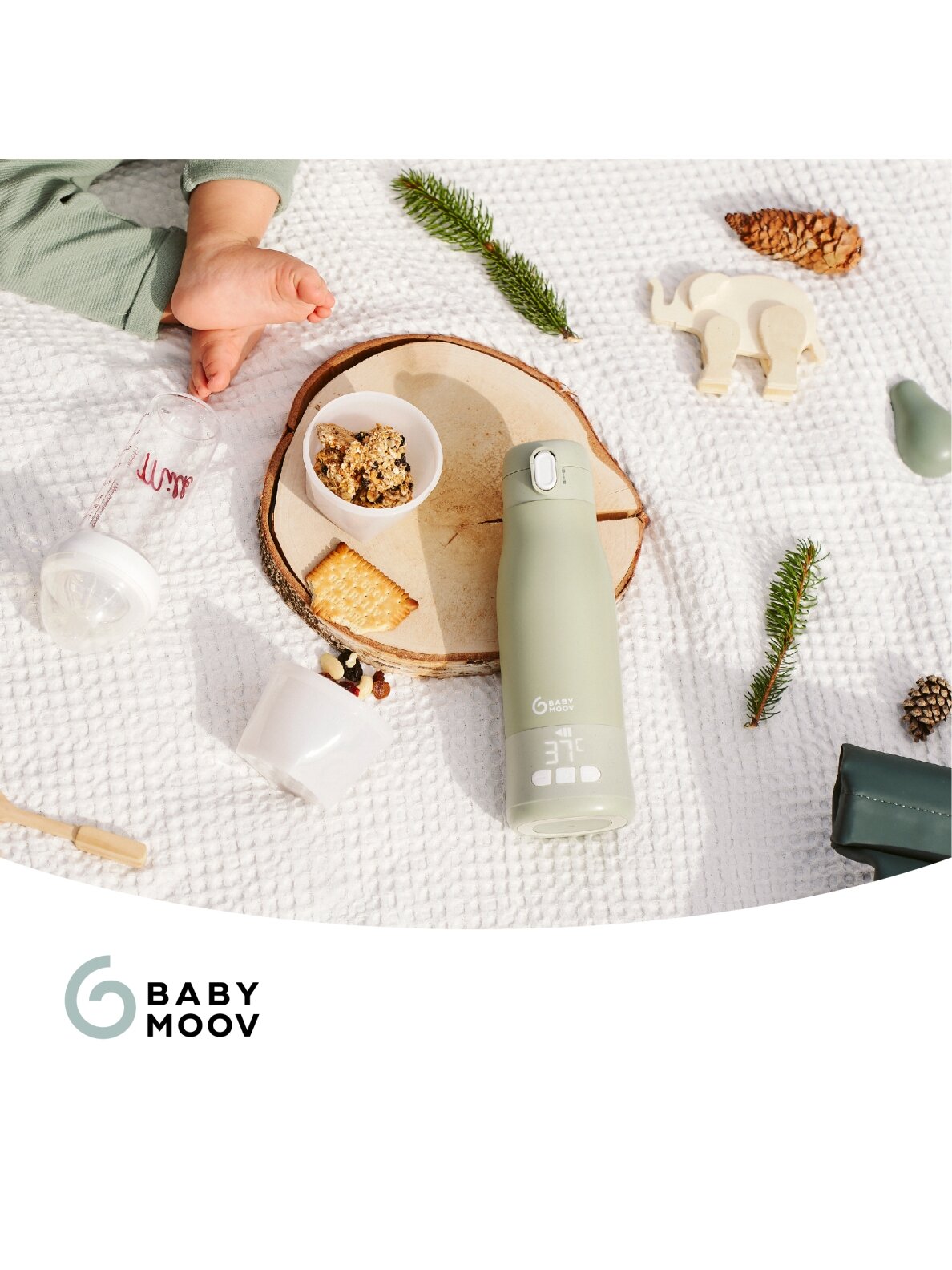Babymoov šildytuvas kelioninis Moov & Feed žalias A002104 7