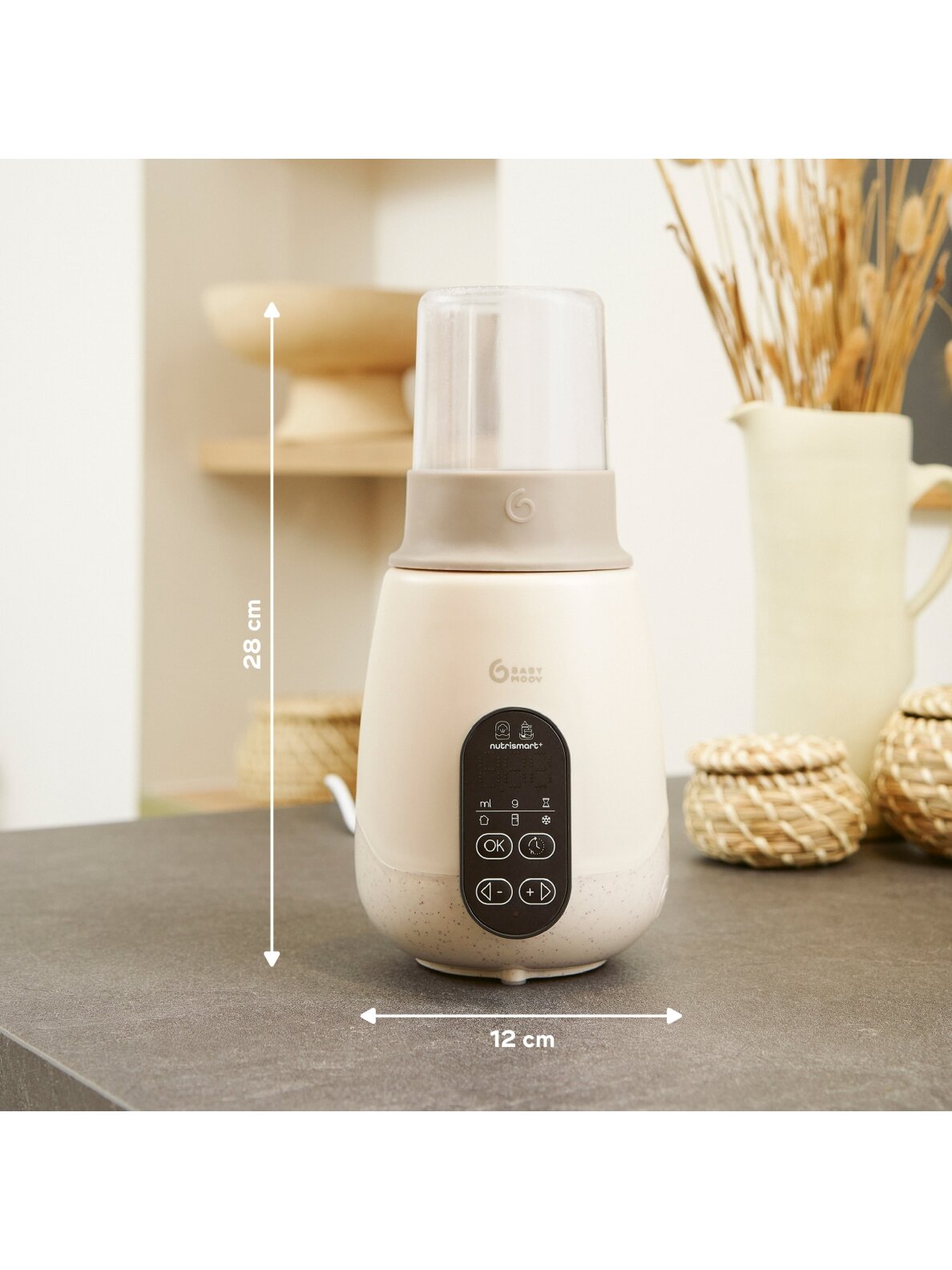 Babymoov šildytuvas sterilizatorius kūdikių buteliukams automobiliui NutriSmart+ A002034 5