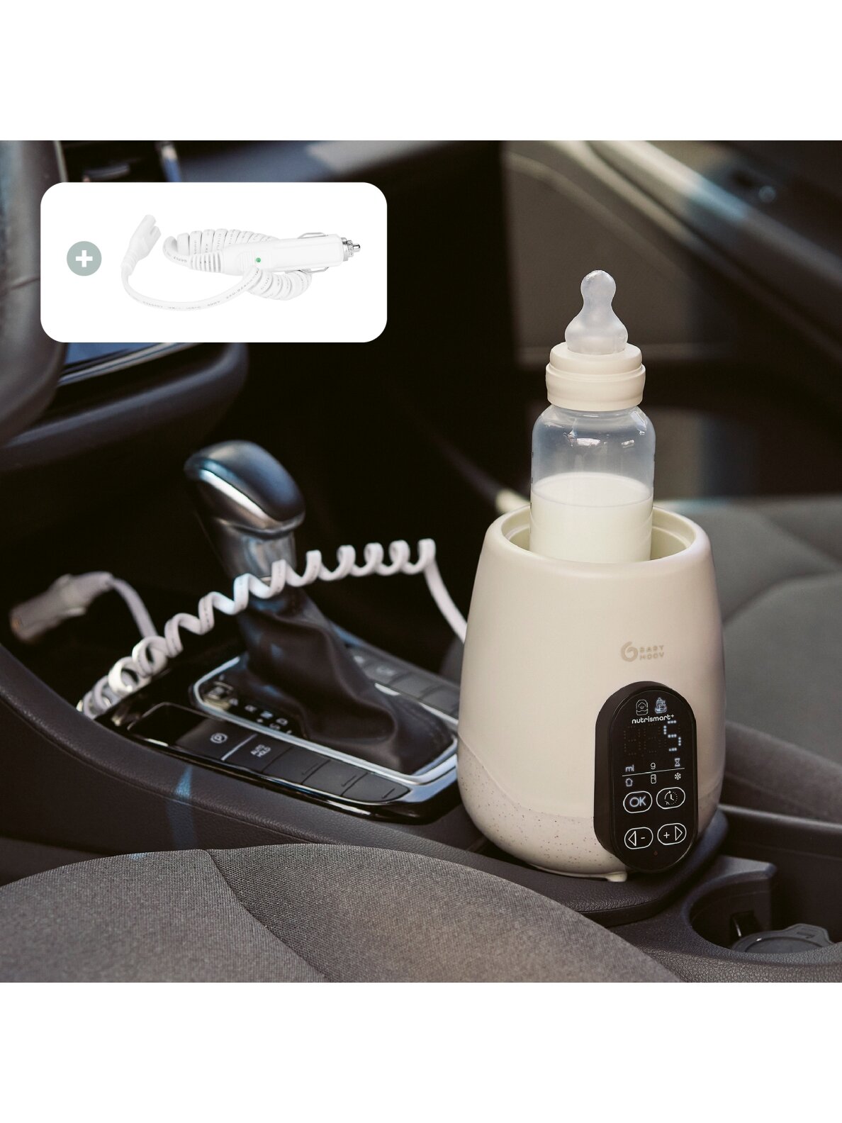 Babymoov šildytuvas sterilizatorius kūdikių buteliukams automobiliui NutriSmart+ A002034 7