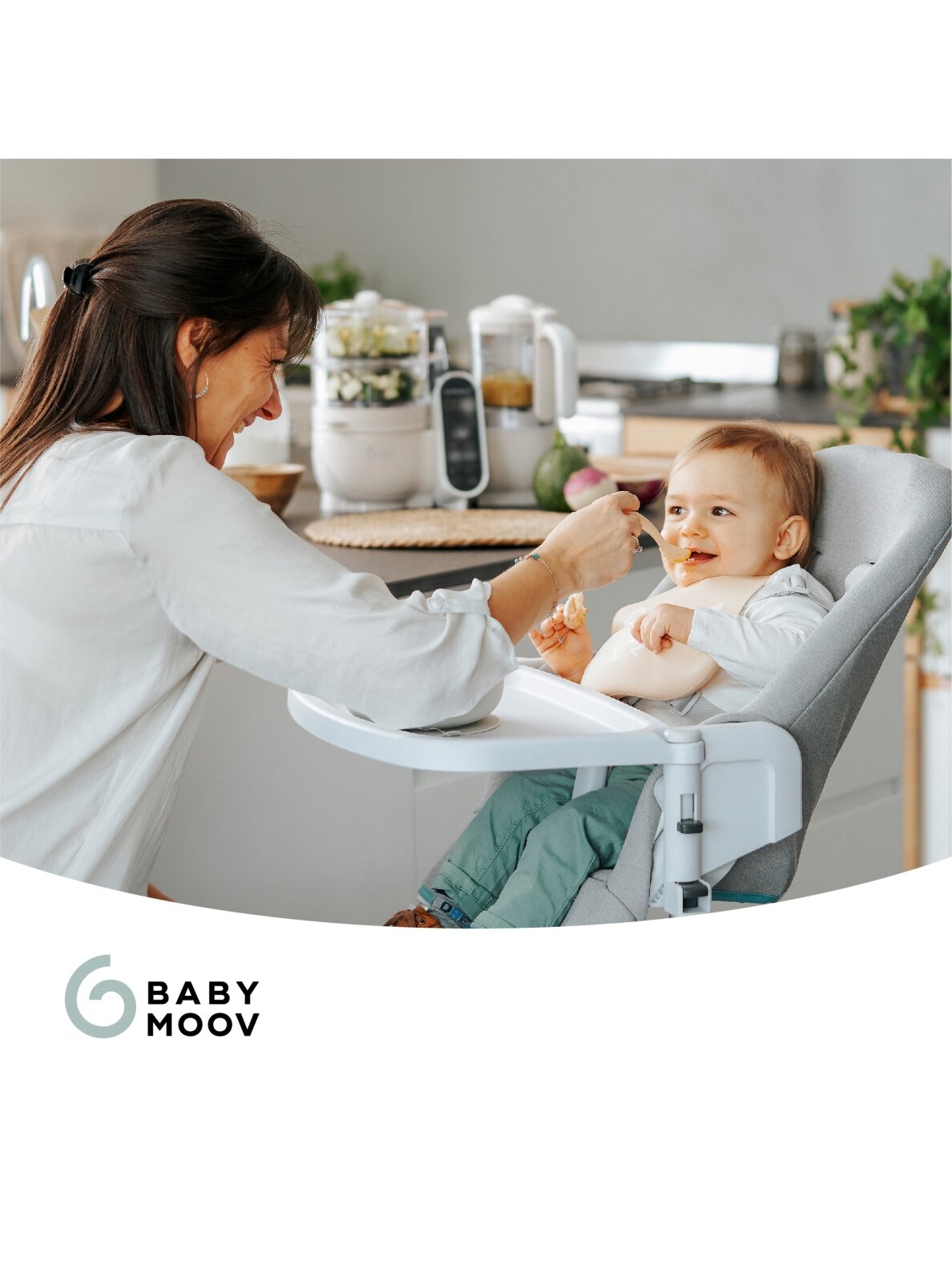 Babymoov trintuvas garintuvas Nutribaby + 6/1 kreminis A001135 6