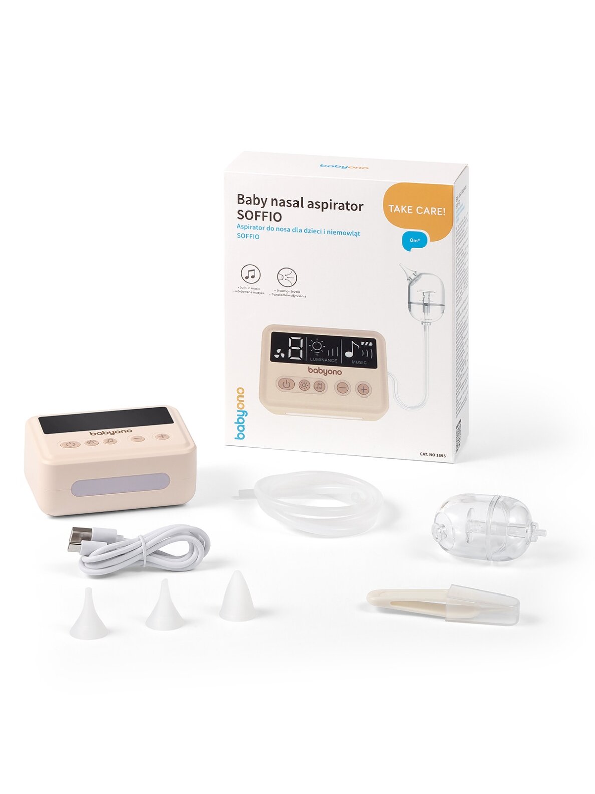 Babyono aspiratorius elektroninis kūdikiui SOFFIO 1695 3