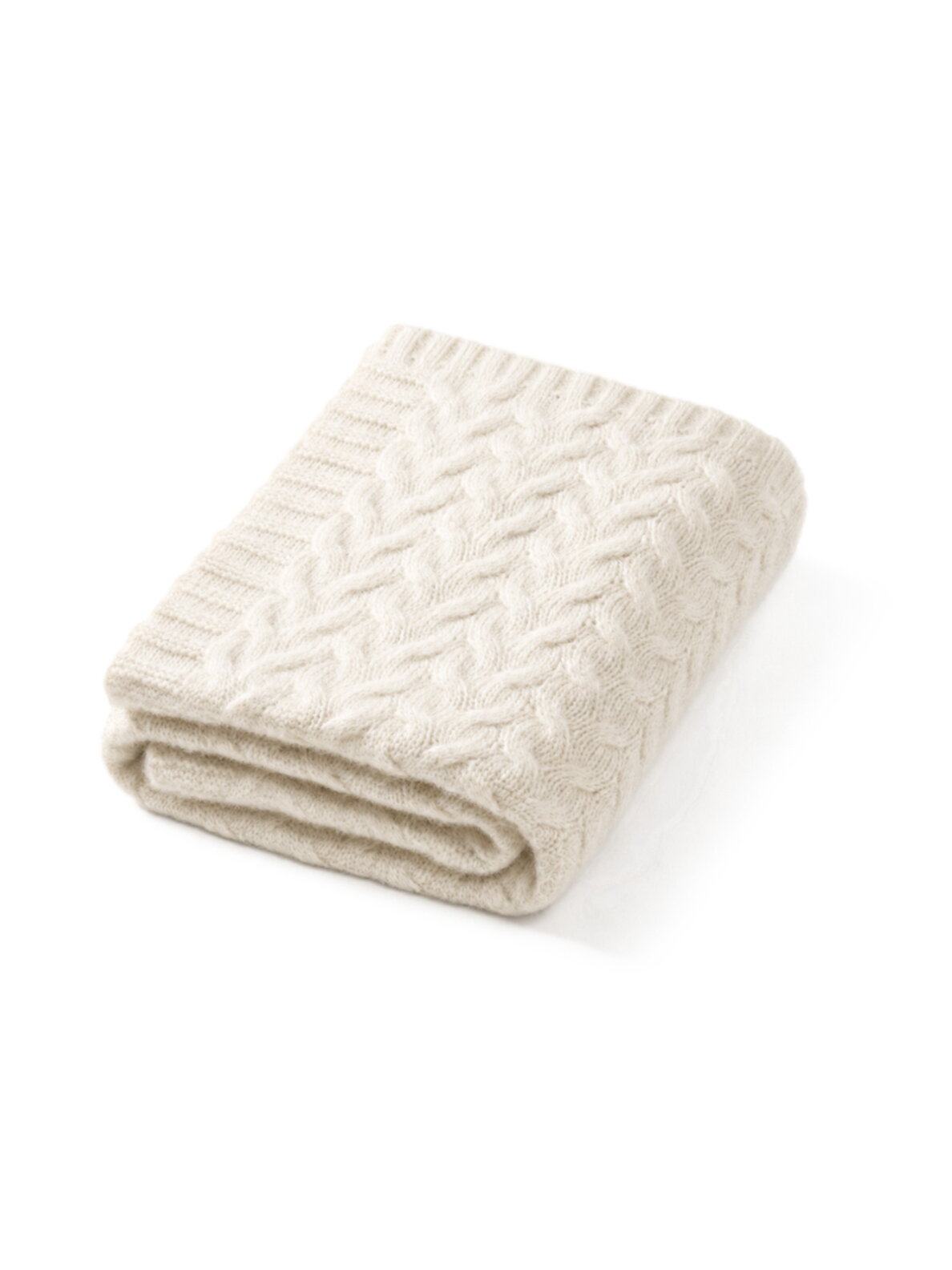 Babyono pledas merino vilnos šviesiai Baltas 1648/03