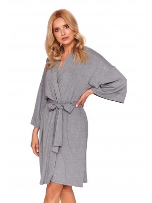 Bamboo maternity robe by DN (grey)