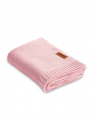 Bamboo-cotton blanket for baby, 80x100, by Sensillo (pink)