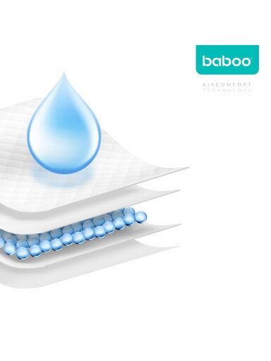 Kūdikio pervystymo paklotai, 20 vnt., 60x60 Baboo® Kūdikio pervystymo paklotai, 20 vnt., 60x60 Baboo®