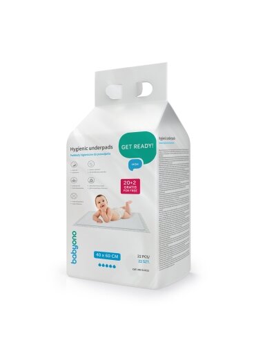 Babyono kūdikio pervystymo paklotai 22 vnt 40x60 513/22