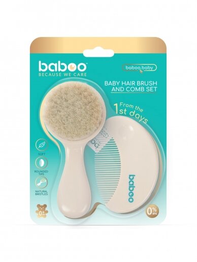 Baboo® plaukų priežiūros rinkinys 0+ mėn 4