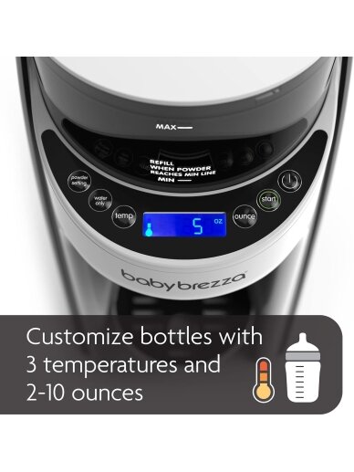 Baby brezza Formula pro advanced milk formula preparation machine, Black/White 2 Baby brezza Formula pro advanced milk formula preparation machine, Black/White 2