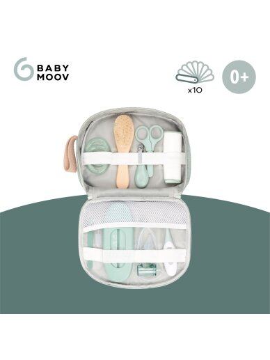 Babymoov kūdikio priežiūros rinkinys 10 aksesuarų Matcha A032007 2 Babymoov kūdikio priežiūros rinkinys 10 aksesuarų Matcha A032007 2