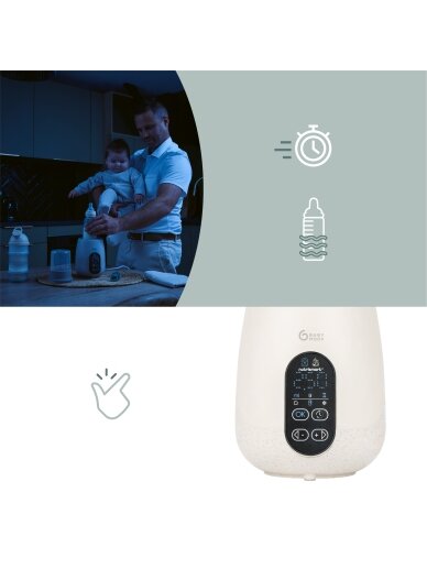 Babymoov šildytuvas sterilizatorius kūdikių buteliukams automobiliui NutriSmart+ A002034 3 Babymoov šildytuvas sterilizatorius kūdikių buteliukams automobiliui NutriSmart+ A002034 3