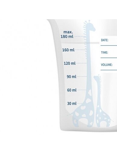 BabyOno maišeliai motinos pienui laikyti užšaldyti 30 vnt.x180 ml, 1084 3 BabyOno maišeliai motinos pienui laikyti užšaldyti 30 vnt.x180 ml, 1084 3