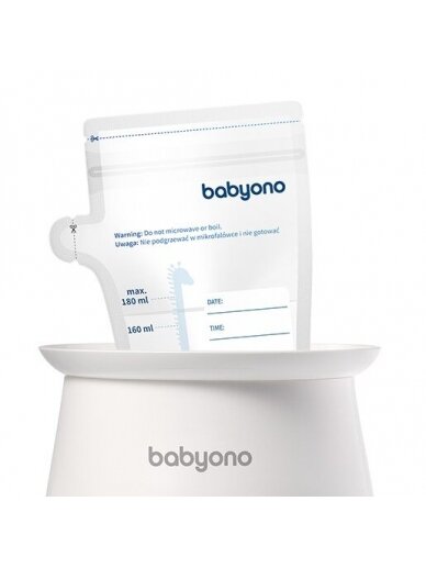 BabyOno maišeliai motinos pienui laikyti užšaldyti 30 vnt.x180 ml, 1084 5 BabyOno maišeliai motinos pienui laikyti užšaldyti 30 vnt.x180 ml, 1084 5