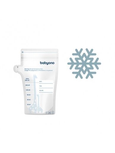 BabyOno maišeliai motinos pienui laikyti užšaldyti 30 vnt.x180 ml, 1084 7 BabyOno maišeliai motinos pienui laikyti užšaldyti 30 vnt.x180 ml, 1084 7