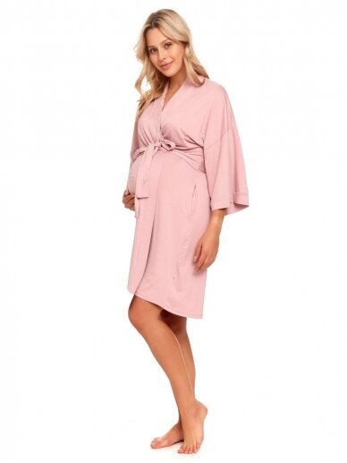 Maternity pregnancy and nursing robe Flamingo, Doctor Nap, Chalatai, Maternity nightwear