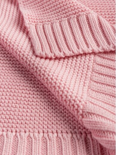 Bamboo-cotton blanket for baby, 80x100, by Sensillo (pink) 2