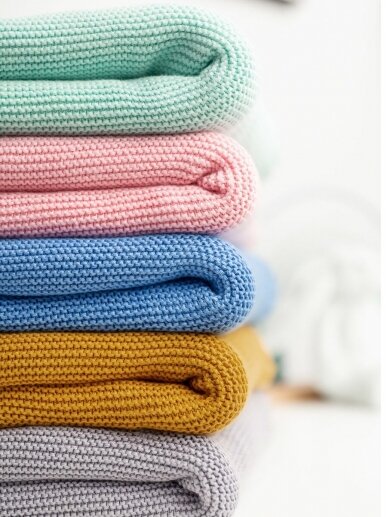 Bamboo-cotton blanket for baby, 80x100, by Sensillo (pink) 5 Bamboo-cotton blanket for baby, 80x100, by Sensillo (pink) 5