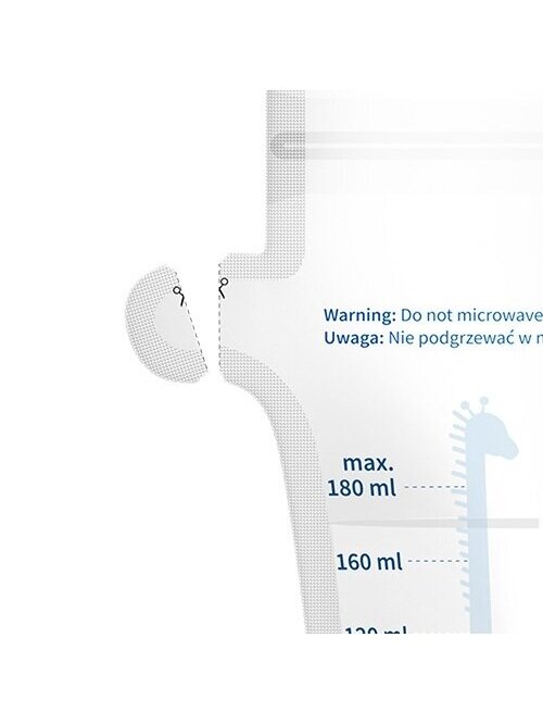 BabyOno maišeliai motinos pienui laikyti užšaldyti 30 vnt.x180 ml, 1084 2 BabyOno maišeliai motinos pienui laikyti užšaldyti 30 vnt.x180 ml, 1084 2