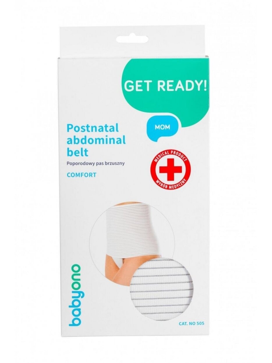 Postnatal abdominal belt-profiled Expert by Baby Ono (white) 1 Postnatal abdominal belt-profiled Expert by Baby Ono (white) 1