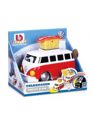 BB JUNIOR autobusiukas Volkswagen Press & Go, 16-85110