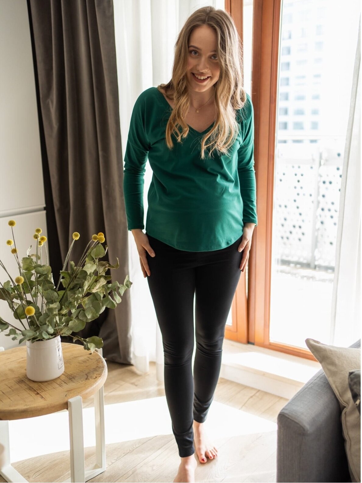 Maternity leggings, Black, Milk&Love 2