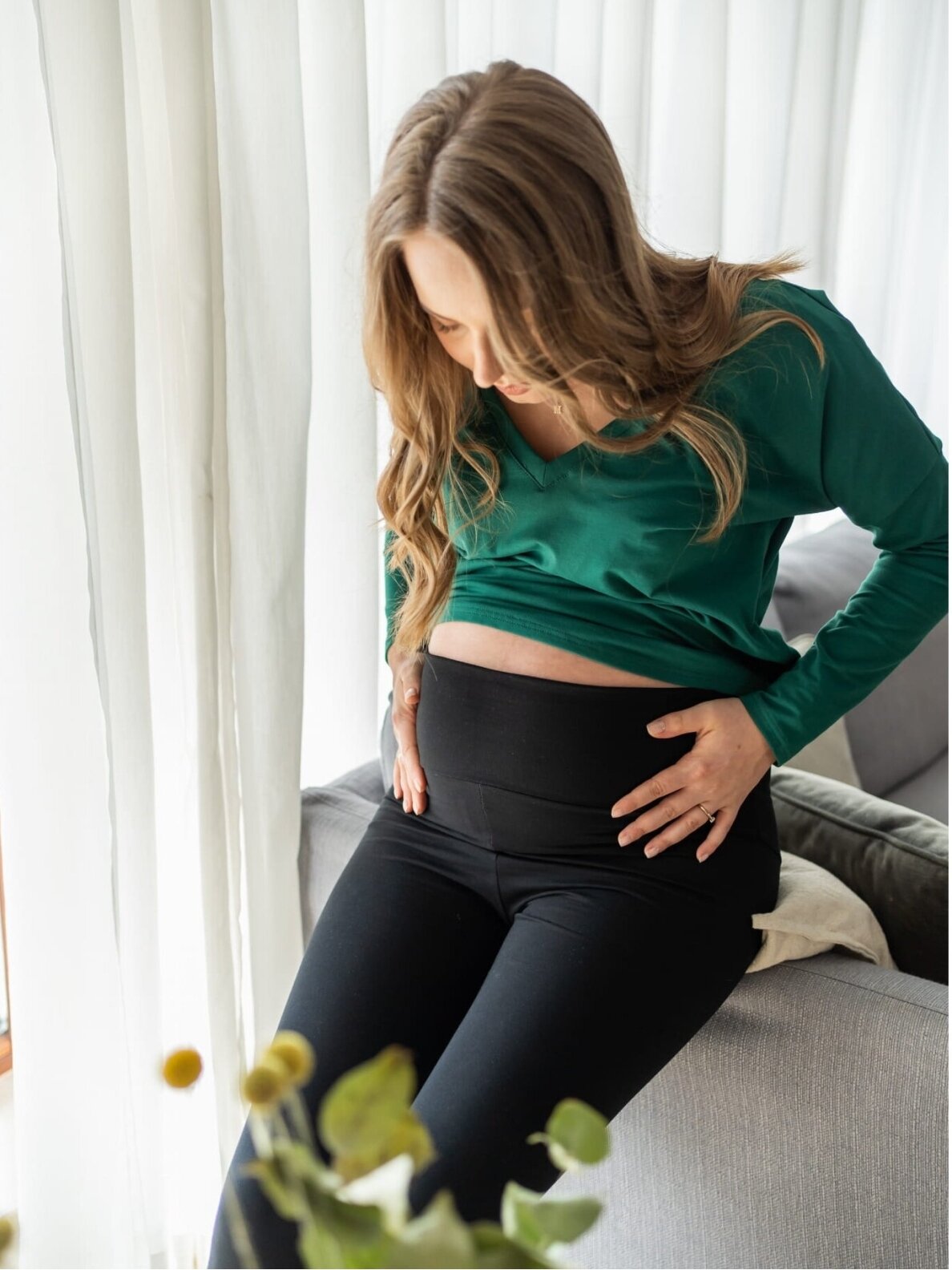 Maternity leggings, Black, Milk&Love 3 Maternity leggings, Black, Milk&Love 3
