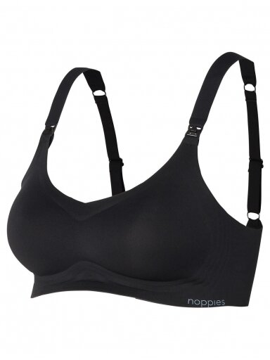 Leakproof seamless nursing bra Zia, Noppies (Black)
