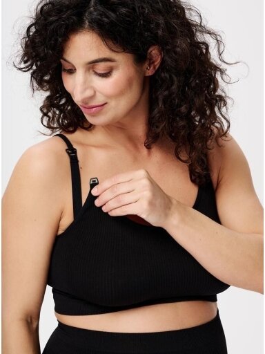 Besiūlė liemenėlė maitinančioms Mira, Noppies (Black) Besiūlė liemenėlė maitinančioms Mira, Noppies (Black)