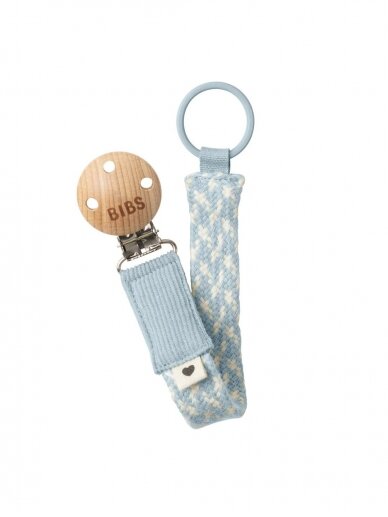 BIBS Liberty pacifier holder Sage/Ivory (Kopija) BIBS Liberty pacifier holder Sage/Ivory (Kopija)