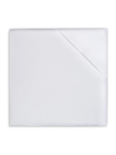 Jollein waterproof flannel sheet 50x90cm (White) Jollein waterproof flannel sheet 50x90cm (White)