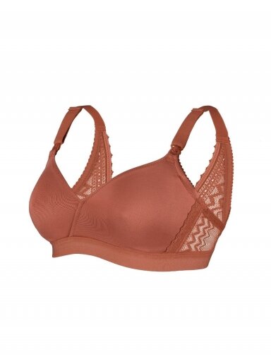 Bralette for pregnant and lactating women Serena, Terracotta, Cache Coeur Bralette for pregnant and lactating women Serena, Terracotta, Cache Coeur