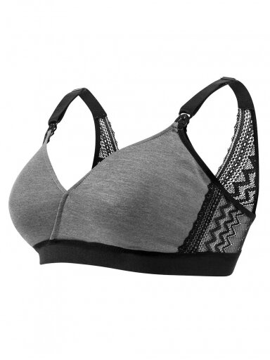 Braletė nėštukėms ir matinančioms Serena, Grey, Cache Coeur Braletė nėštukėms ir matinančioms Serena, Grey, Cache Coeur