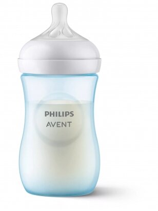 Buteliukas kūdikiui, Natural Response, 260ml., 1m+, Philips AVENT (blue)