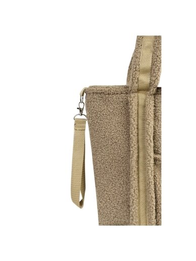 Bouclé Stroller Bag Classic, Dark Beige, Sensillo 1