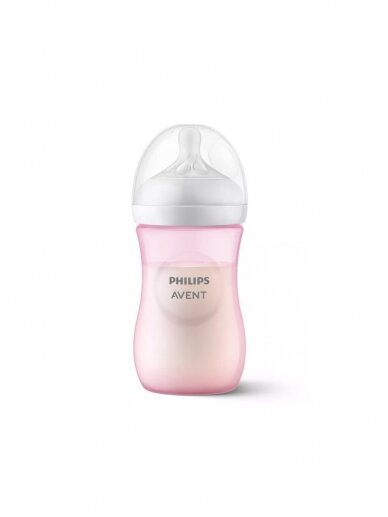 Buteliukas kūdikiui, Natural Response, 260ml., 1m+, Philips AVENT (pink) 2