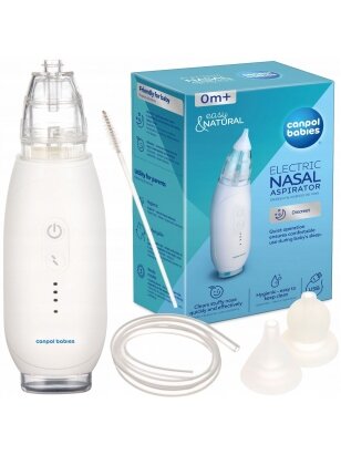 CANPOL BABIES elektrinis nosies aspiratorius, Easy Natural, 9/319