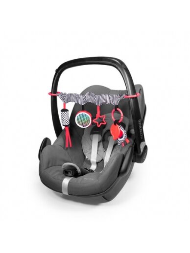 CANPOL BABIES pakabinamas žaislas vežimėliui/kėdutei Sensory Toys, 68/071_red 3