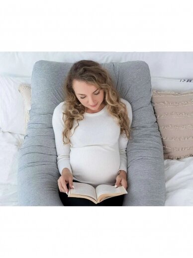 Maternity pillow La Bebe™ 91913, brown, 155x80cm 3