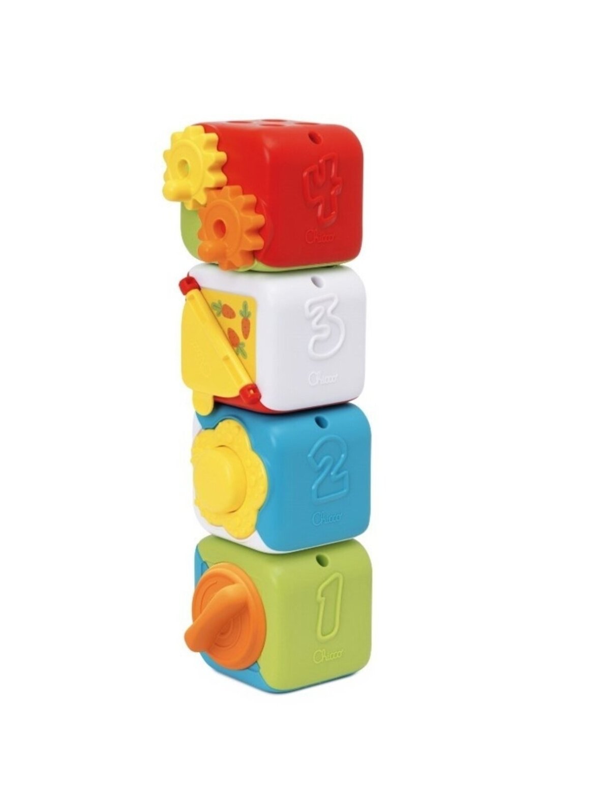 Chicco 2-in-1 Colour Cubes, 4 pcs