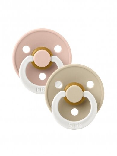 BIBS čiulptukas Anatomical 2vnt.(Blush glow/Vanilla glow) 6+mėn 1 BIBS čiulptukas Anatomical 2vnt.(Blush glow/Vanilla glow) 6+mėn 1