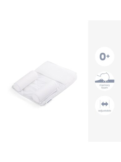Supreme Sleep Small back positioner 30 cm, Doomoo (White) 2 Supreme Sleep Small back positioner 30 cm, Doomoo (White) 2