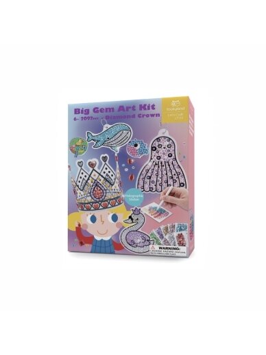 Big Gem Art Kit Diamond Crown, Tookyland Big Gem Art Kit Diamond Crown, Tookyland