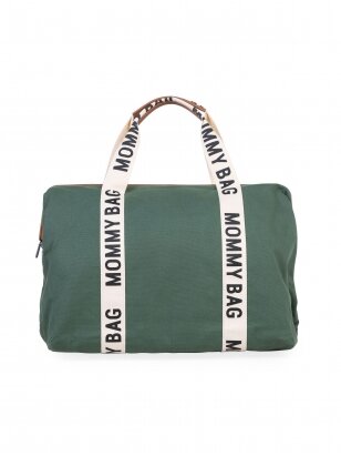 Didelė mamos rankinė - krepšys MOMMY BAG (green)