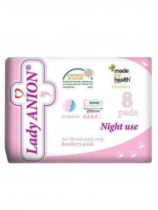 Overnight pads Lady ANION Night use, 8 psc.